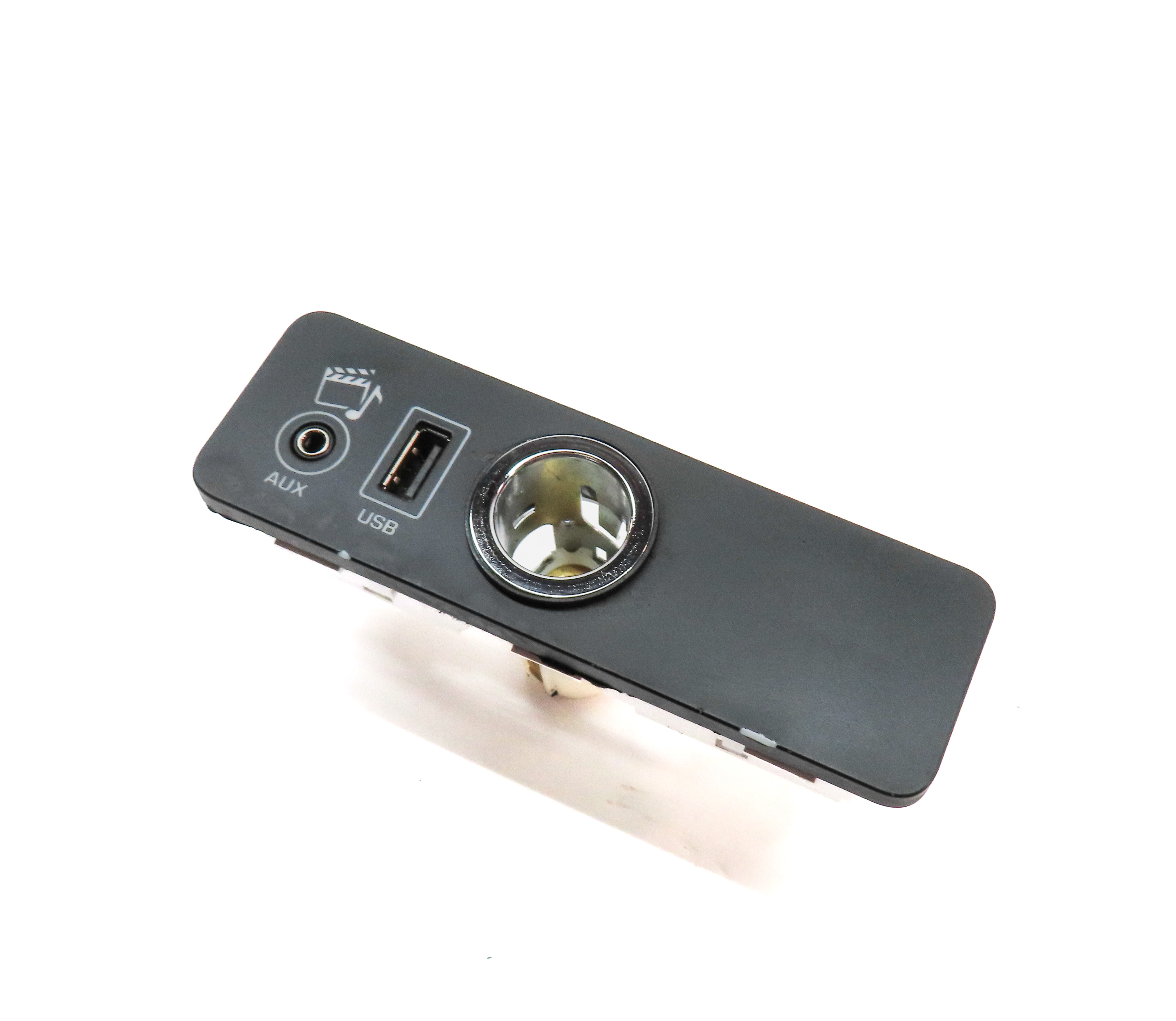 2014 RANGE ROVER SPORT (L494) AUXILIARY AUX USB PLUG JACK w/ 12V SOCKET PANEL — exact item pictured